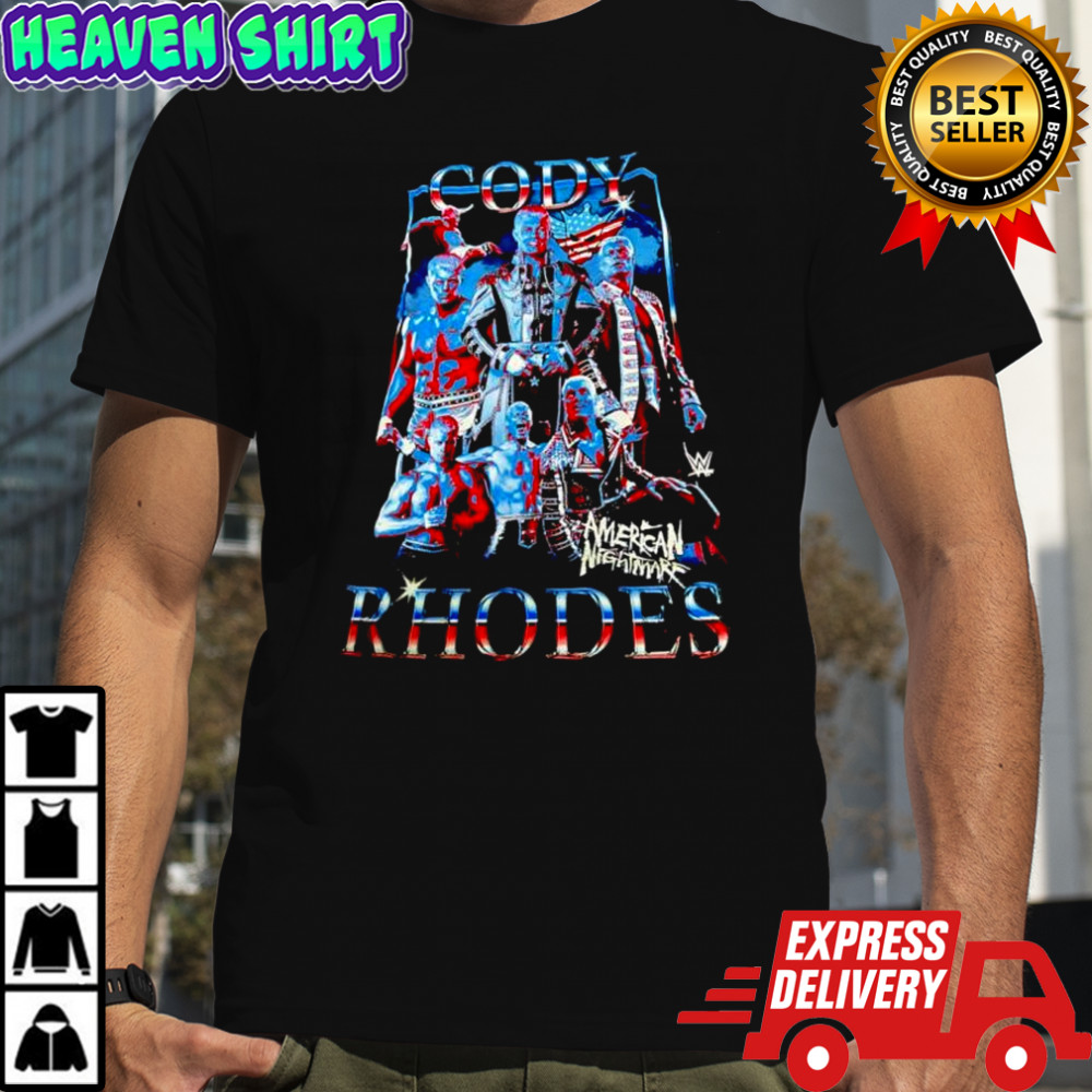 WWE Cody Rhodes American Nightmare graphic shirt