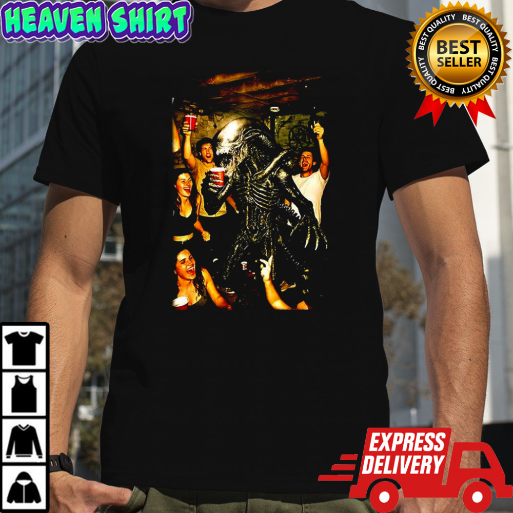 Xenomorph Alien party shirt