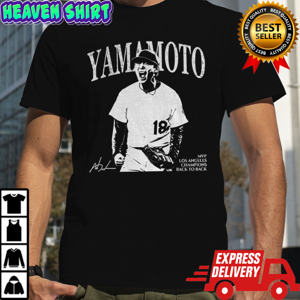 Yamamoto Mvp Los Angeles Baseball signature vintage shirt
