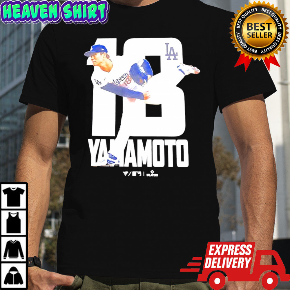 Yamamoto number 18 pitcher for the Los Angeles Dodgers shirt