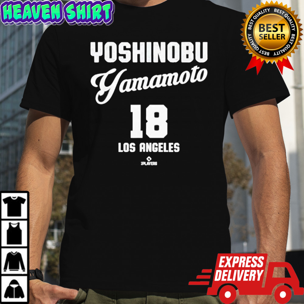 Yoshinobu Yamamoto 18 Los Angeles Baseball shirt