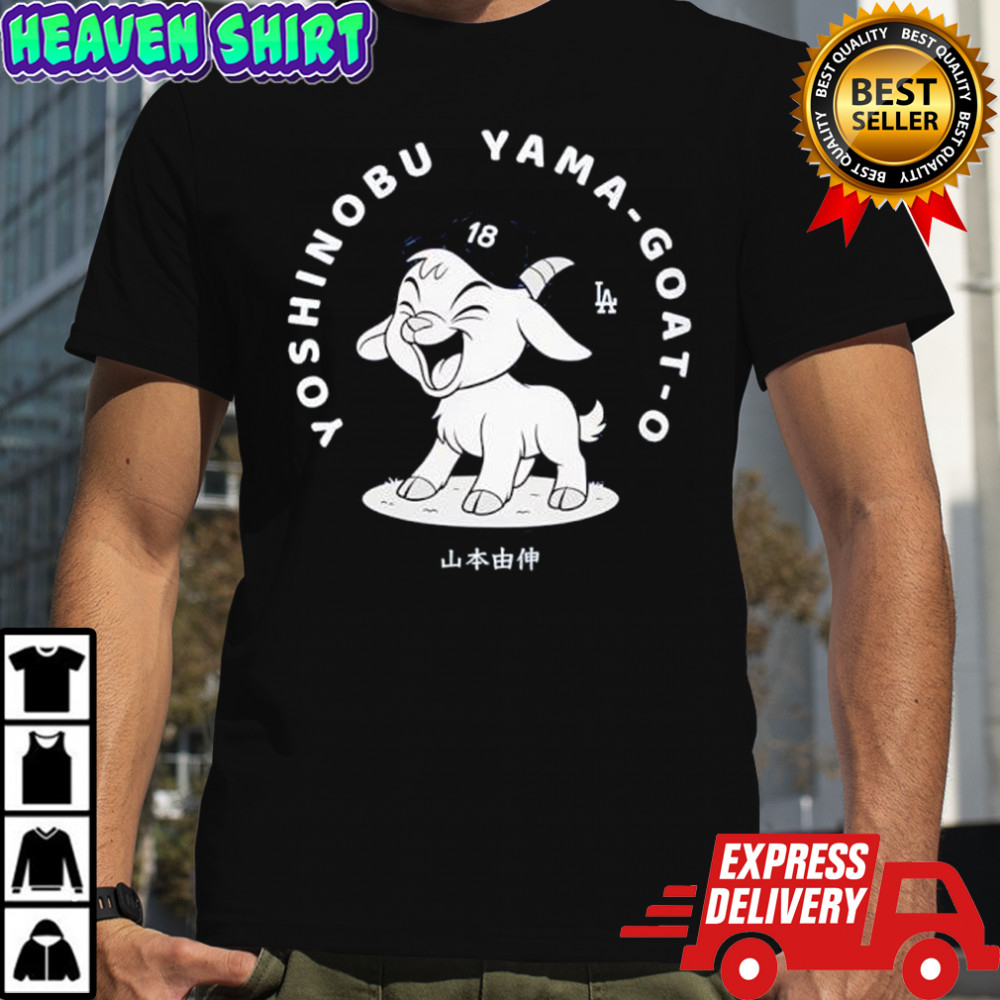 Yoshinobu Yamamoto GOAT O Los Angeles Dodgers graphic shirt