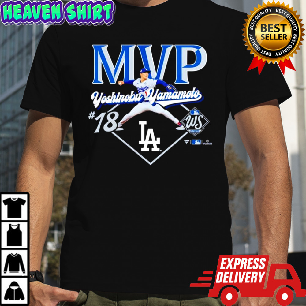 Yoshinobu Yamamoto Los Angeles Dodgers 2025 World Series MVP shirt