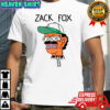 Zack Fox head bug-eyed logo shirt