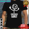 Zero white guilt caricature stickman shirt