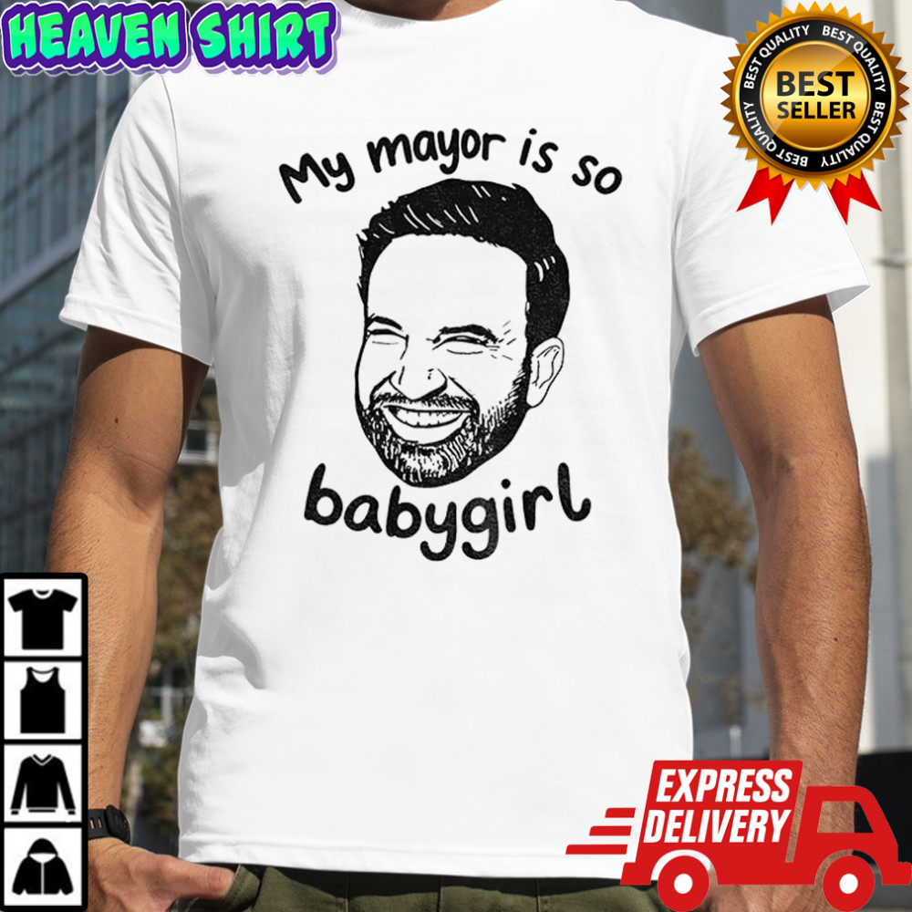 Zohran Mamdani big face smile my mayor is so babygirl shirt