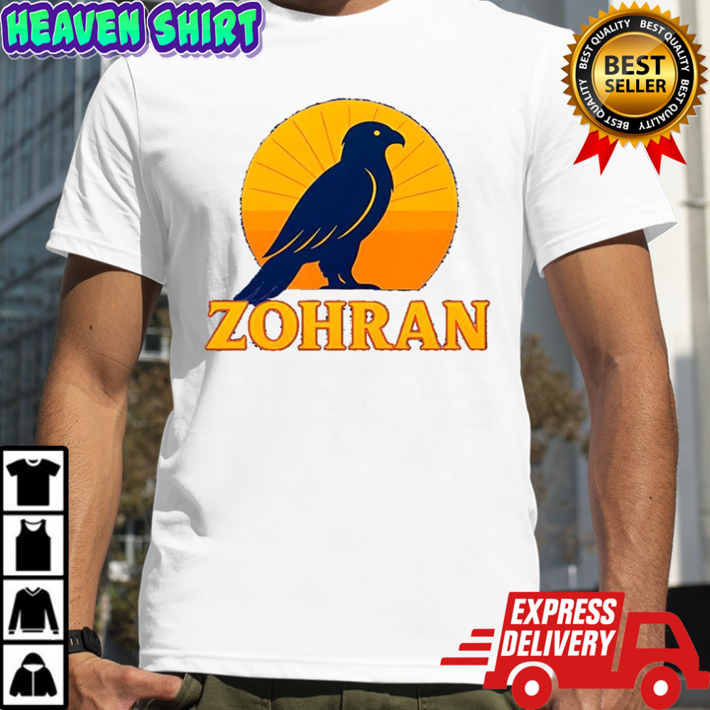 Zohran Mamdani New York City Muslim mayor bald eagle silhouette shirt