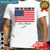 Zohran Mamdani Turn The Volume Up NYC American flag signature shirt
