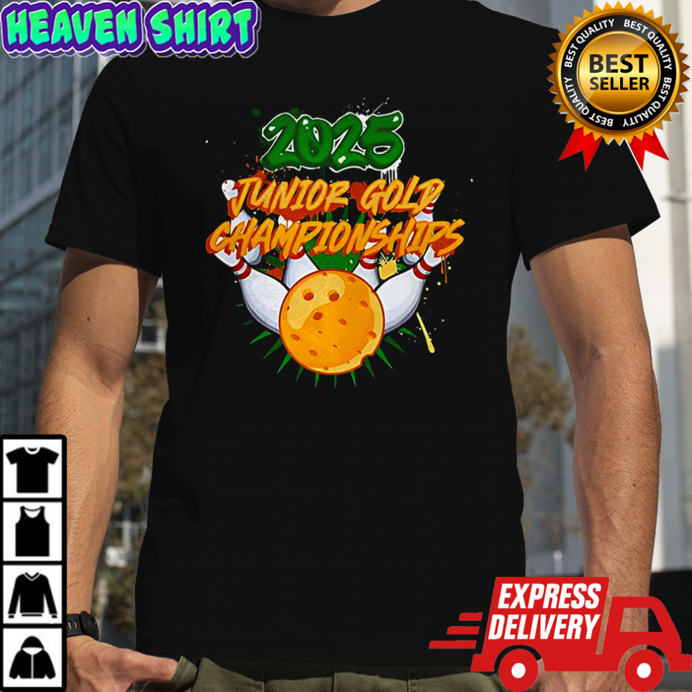 2025 Junior Gold Championships bowling graffiti shirt