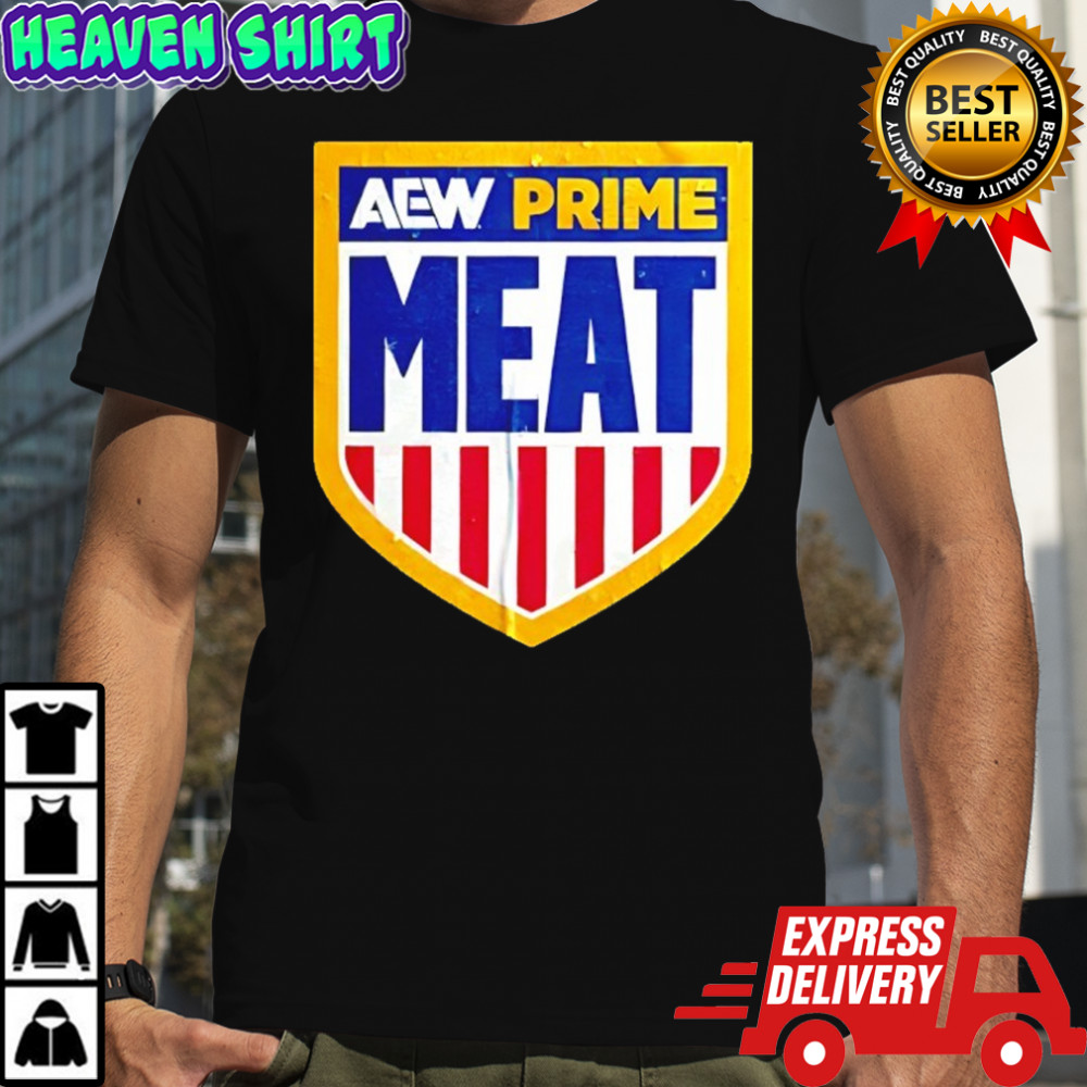 AEW Prime Meat logo shirt
