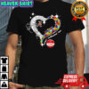 Alabama Crimson Tide Autism Accept Understand Love Heart Diamond shirt