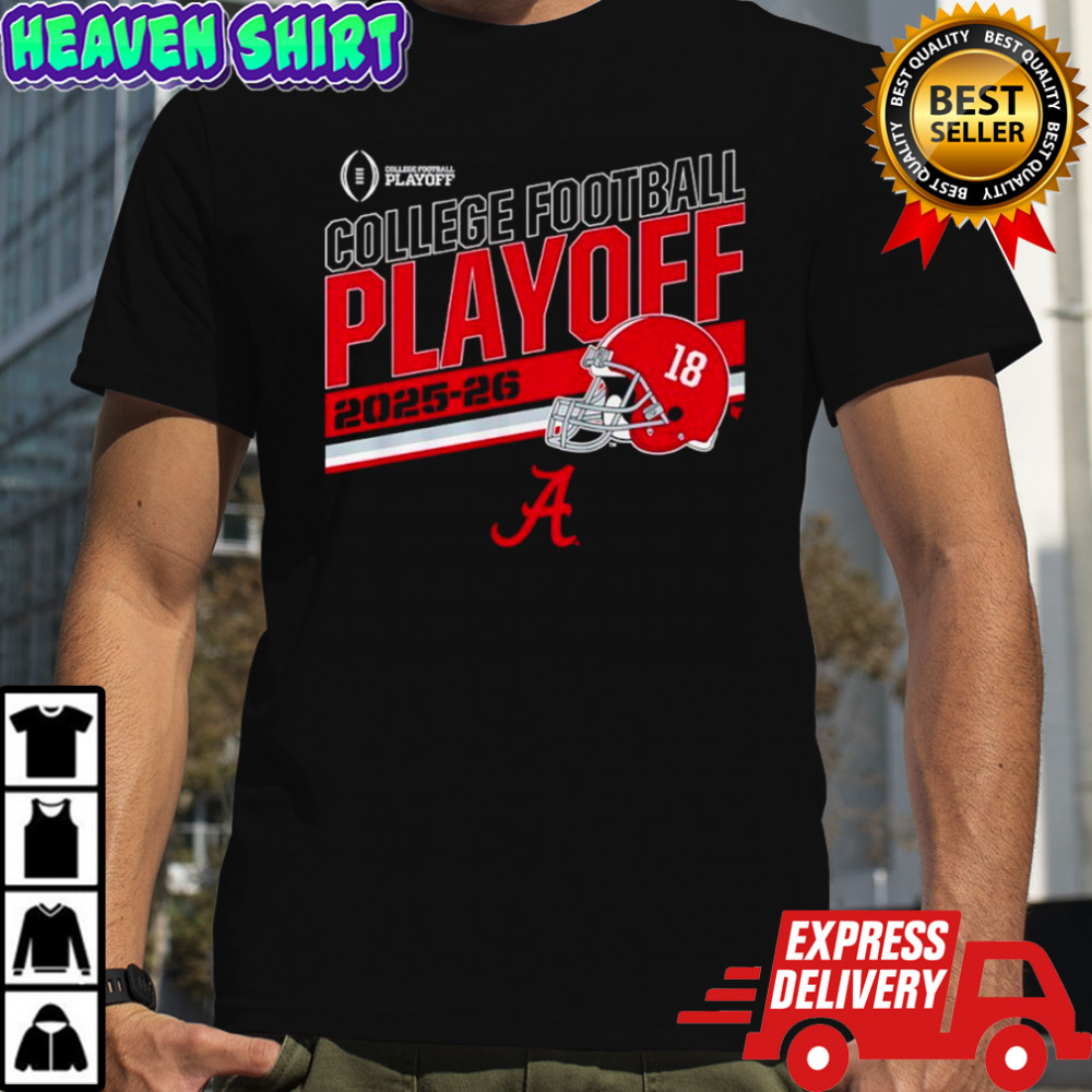 Alabama Crimson Tide Football2025 College Football Playoff Stripe shirt