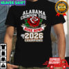 Alabama Crimson Tide Rose Bowl Champions 2026 shirt