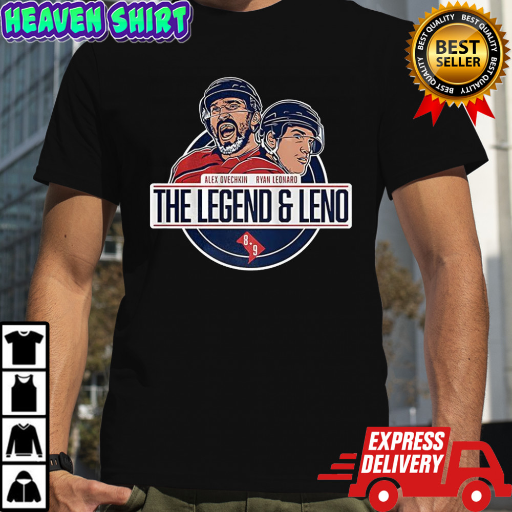 Alex Ovechkin and Ryan Leonard Washington Capitals NFL the legend and Leno shirt