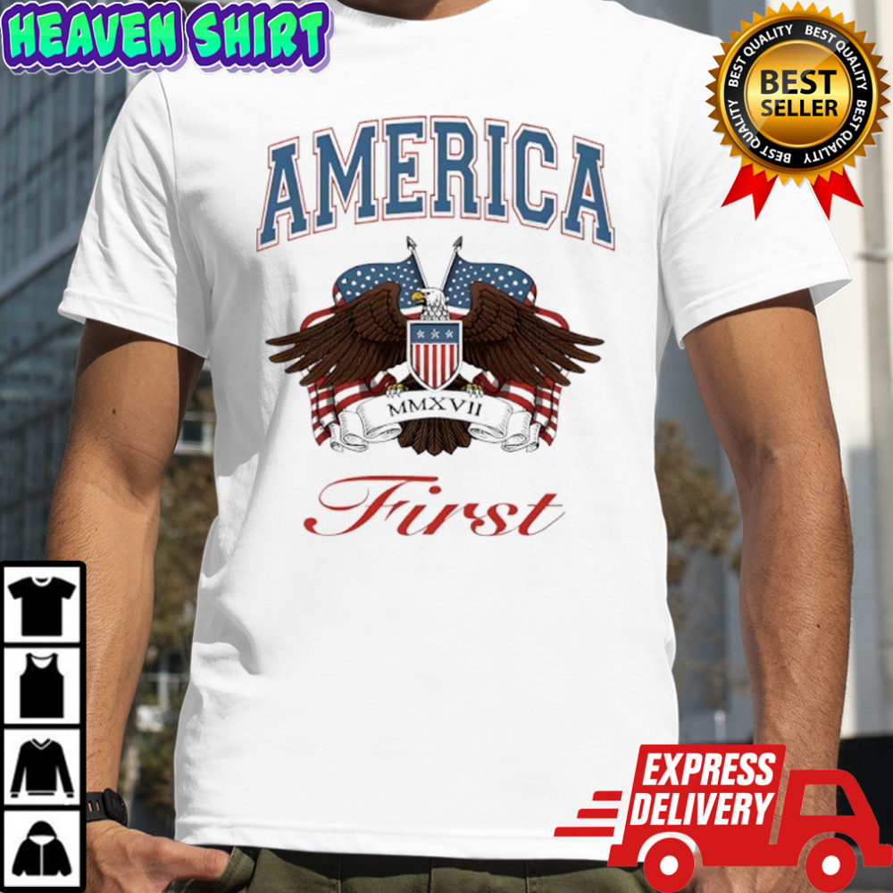 America First Vintage Eagle Shirt