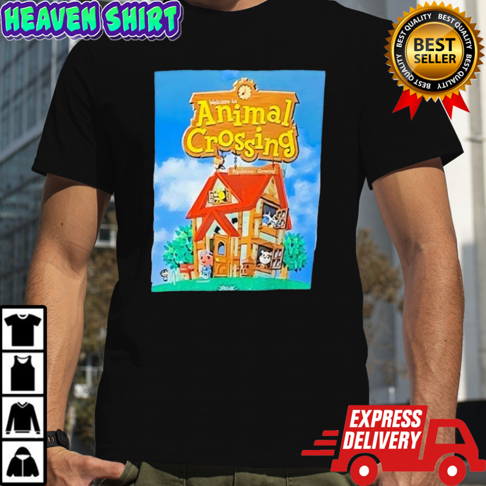 Animal Crossing City Folk graphic shirt