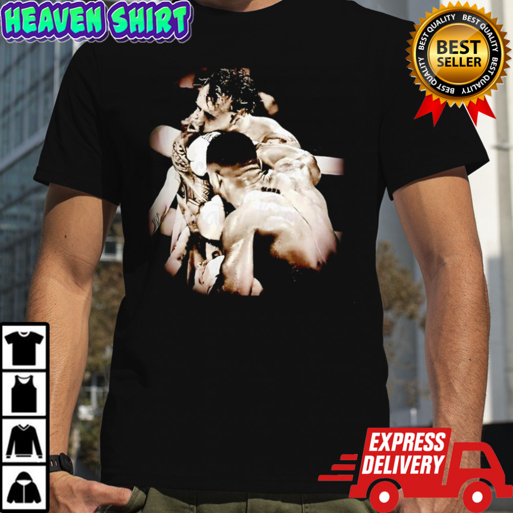 Anthony Joshua knocking out Jake Paul boxing match moment shirt