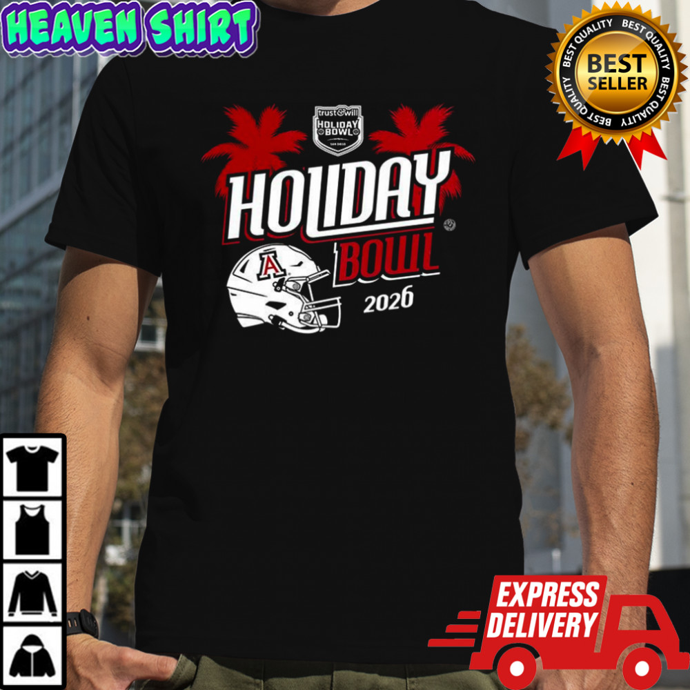 Arizona Wildcats 2025 Holiday Bowl helmet shirt