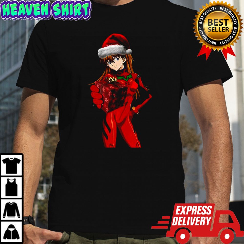 Asuka Langley Sohryu Neon Genesis Evangelion give gift Christmas shirt