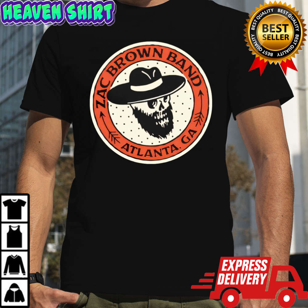 Atlanta Skull Zac Brown Band shirt