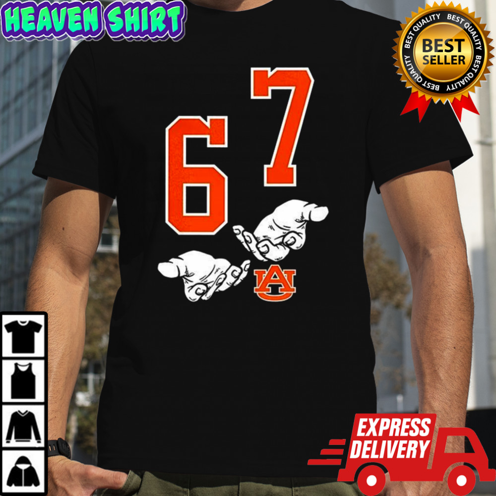 Auburn Tigers 67 hand shirt