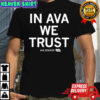 Ava Zediker in Ava we trust shirt
