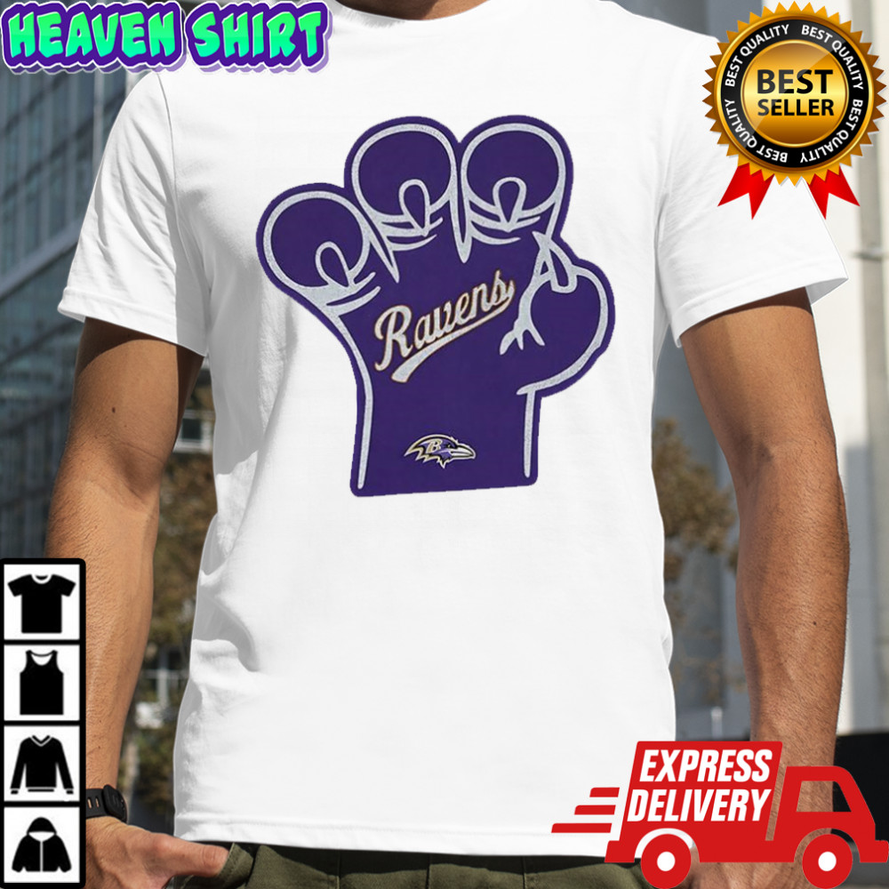 Baltimore Ravens football foam claw shirt