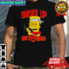 Bart Simpson bloodshot smoke up bitches shirt