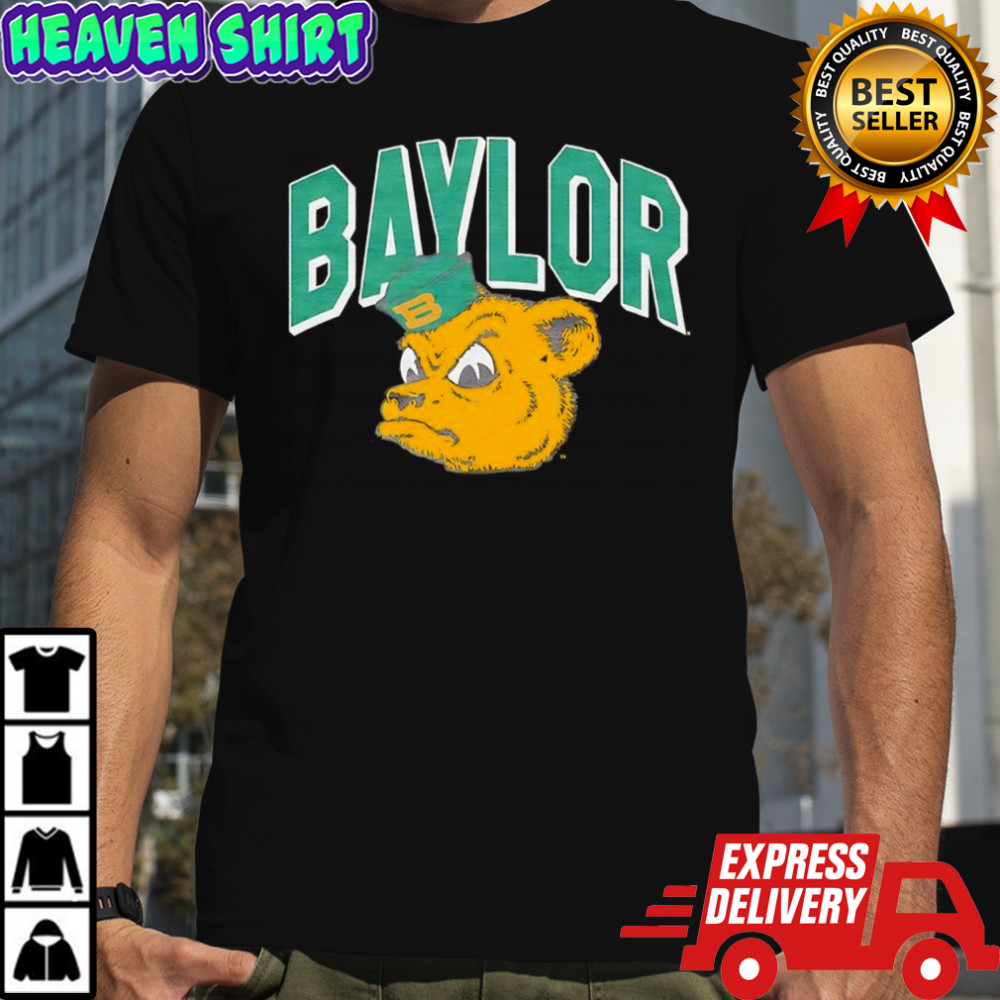 Baylor Bears football wordmark curved logo shirt