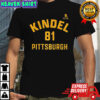 Ben Kindel Pittsburgh Penguins ice hockey name and number 81 shirt