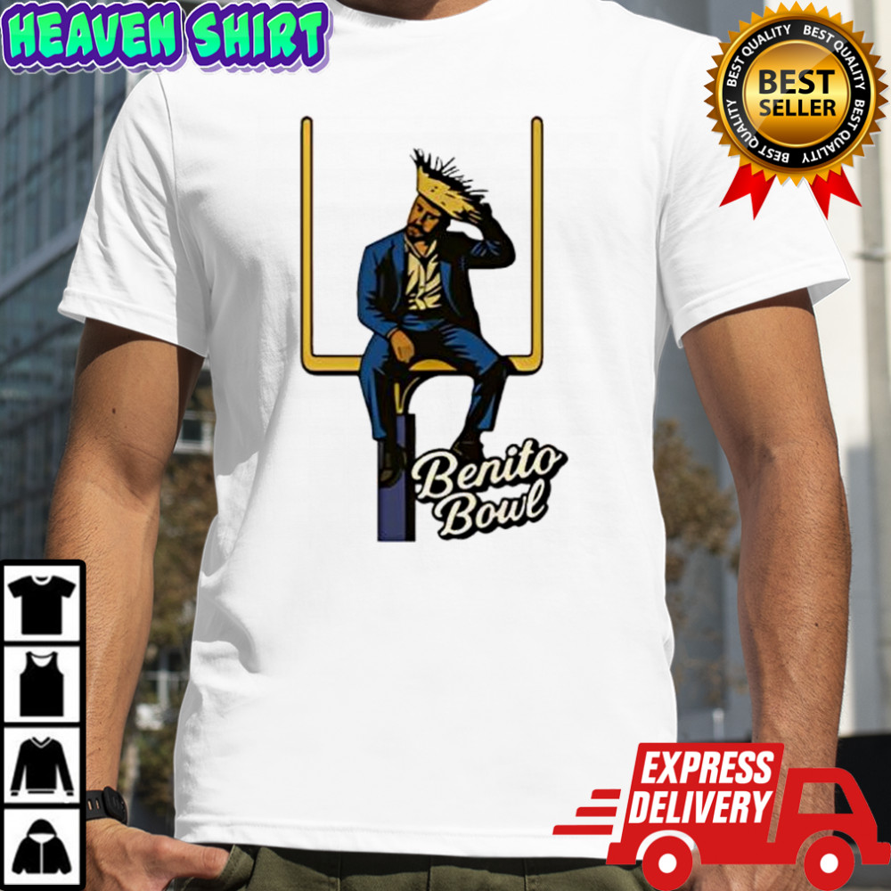 Benito Bowl Bad bunny with superbowl graphic shirt