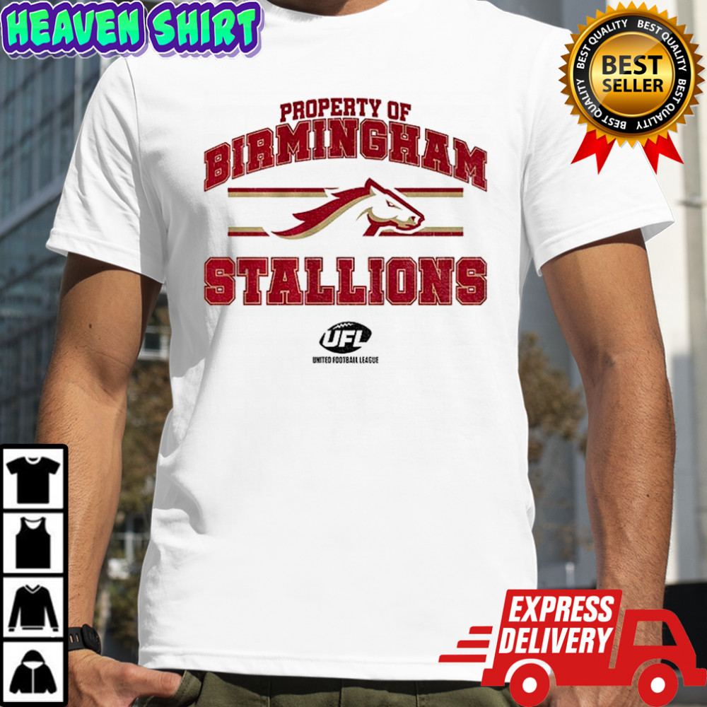 Birmingham Stallions United Football League Property of Birmingham Stallions shirt