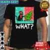 Black Cat What Gift Pushing Christmas Tree shirt