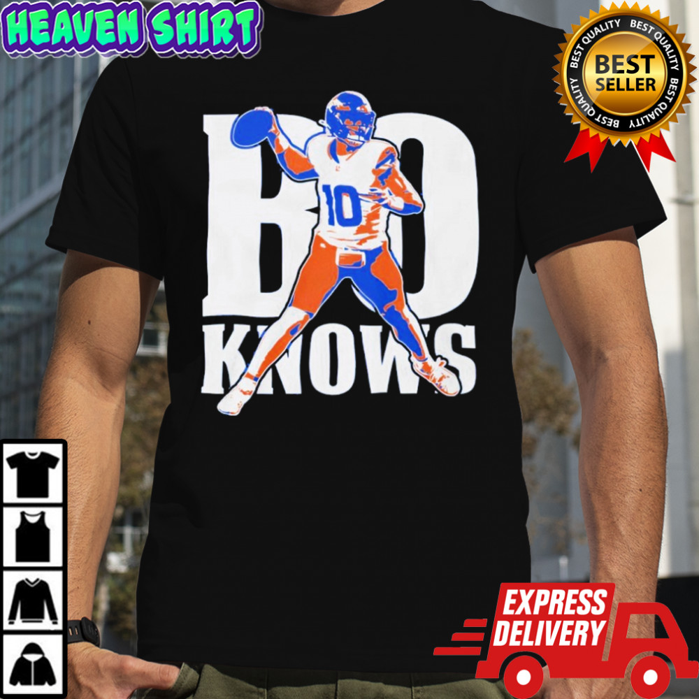 Bo Knows Bo Nix Denver Broncos Shirt