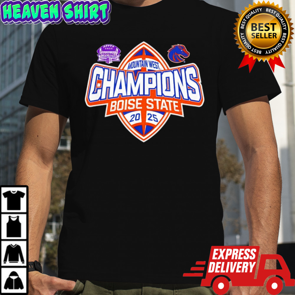 Boise State Broncos Mountain West Champs 2025 Football Shirt