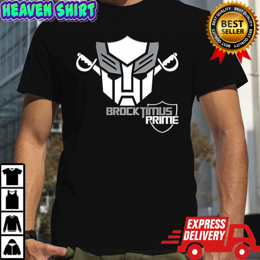 Brocktimus Prime Transformers logo shirt