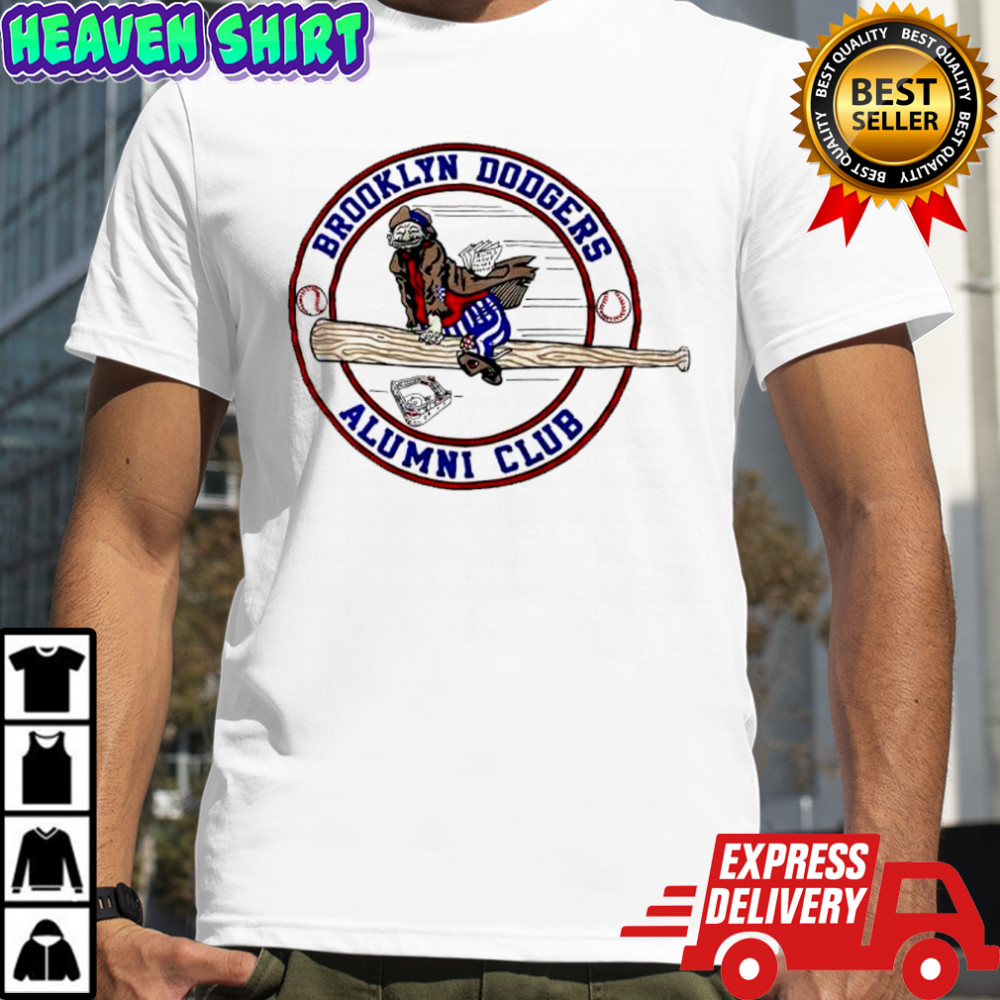 Brooklyn Dodgers Alumni Club logo shirt