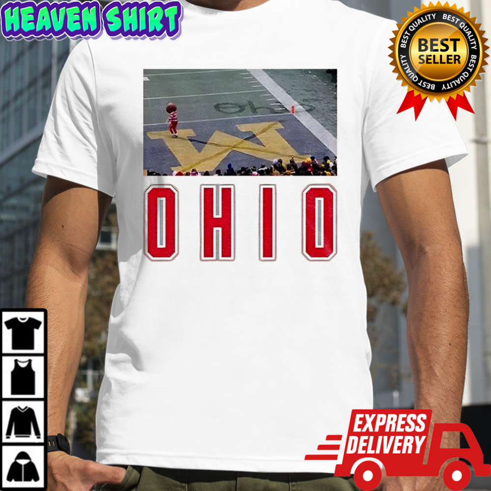 Brutus Ohio State Buckeyes football vs Michigan Wolverines snow fan shirt
