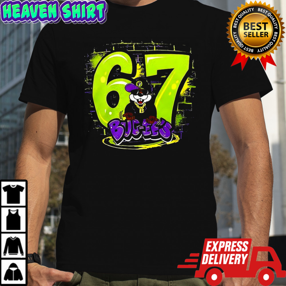 Bucees Six Seven 67 graffiti Hip-Hop meme shirt