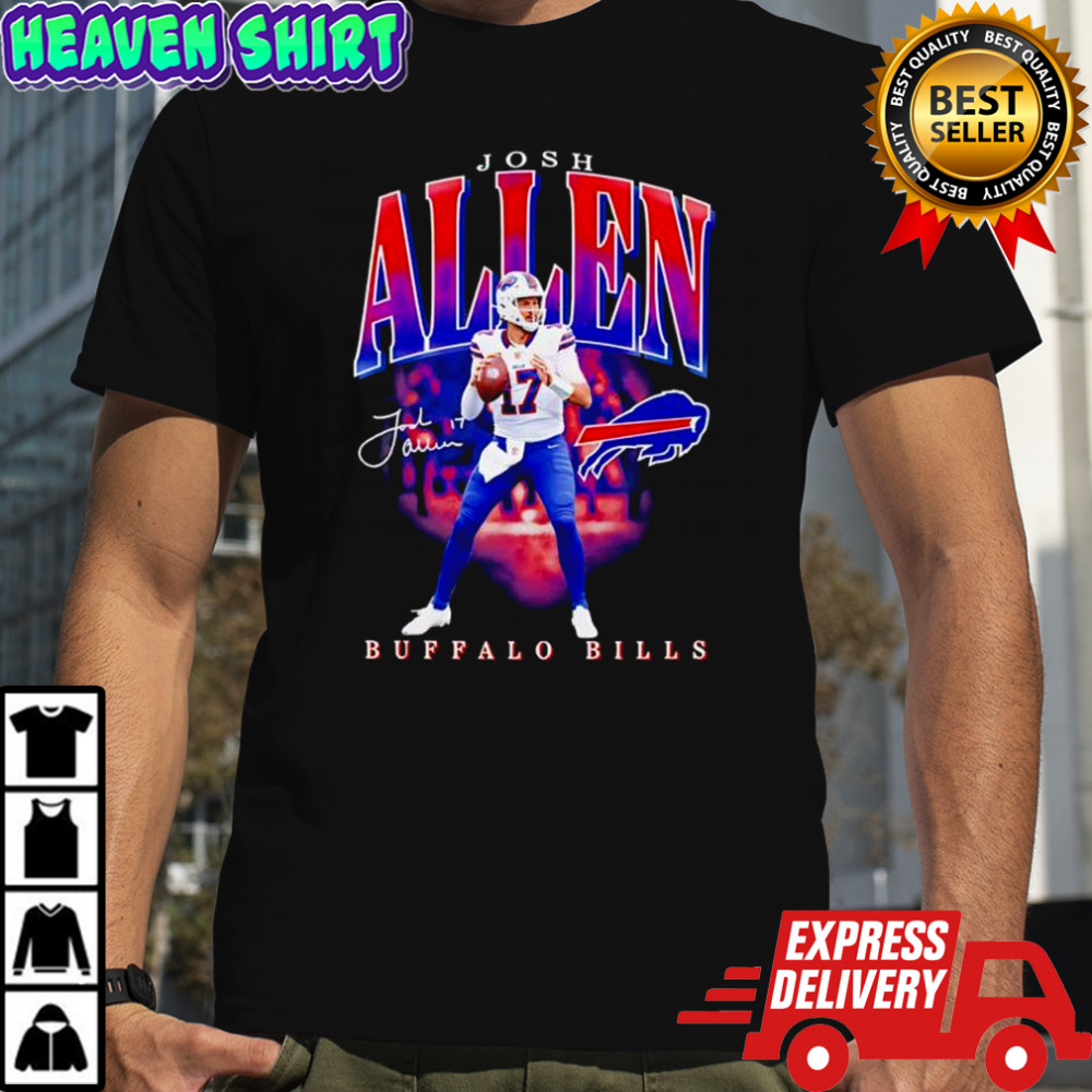 Buffalo Bills Josh Allen Player Hype Signatures graphic shirt