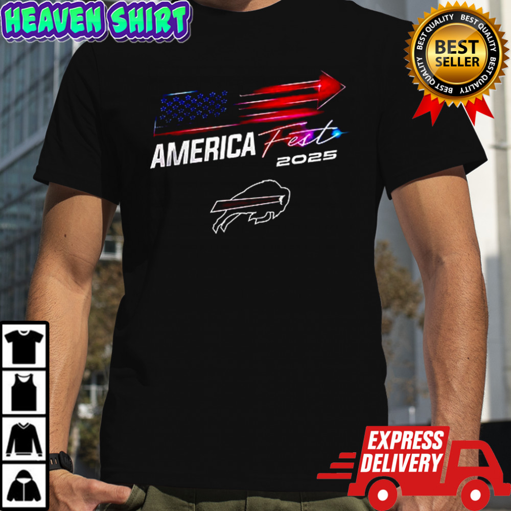 Buffalo Bills x America Fest 2025 America’s future starts here logo shirt