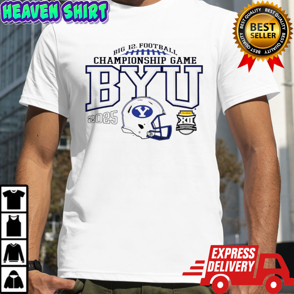 BYU Cougars Big 12 football Championship game 2025 shirt