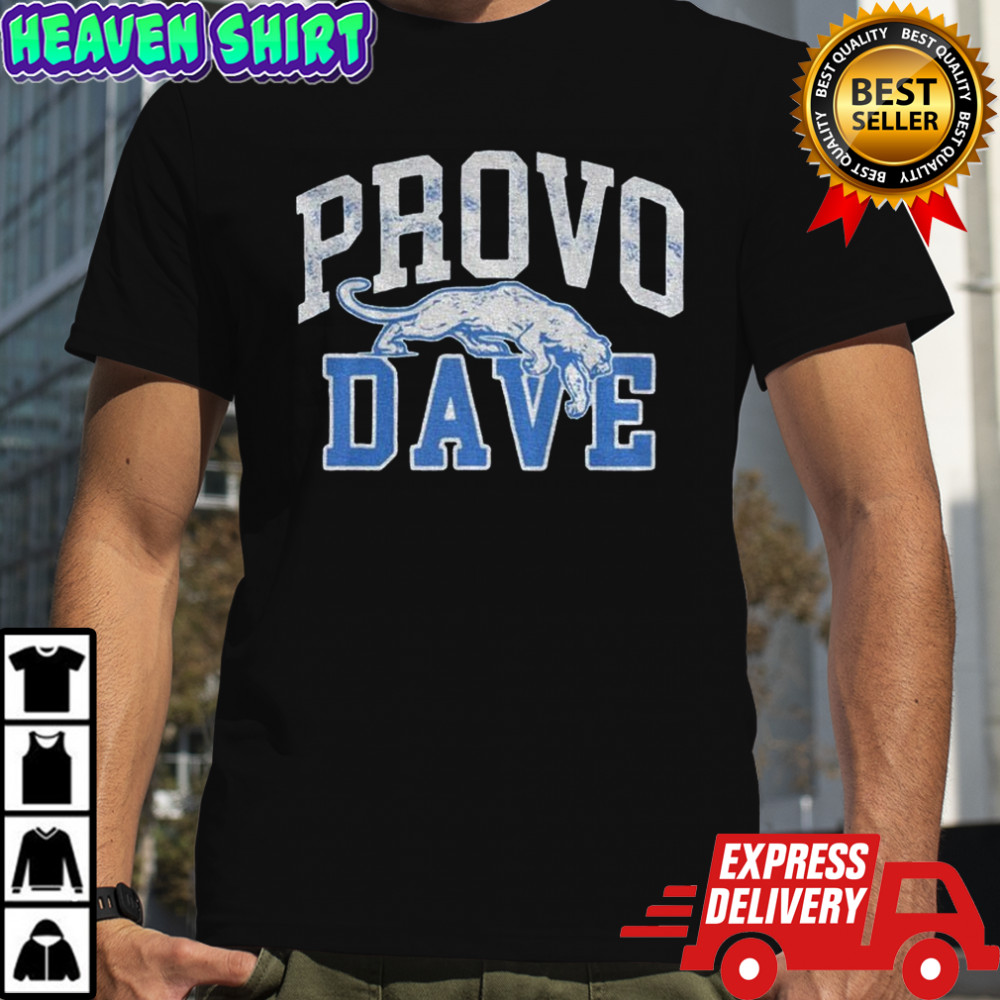 Byu Cougars Provo Dave Panther logo shirt