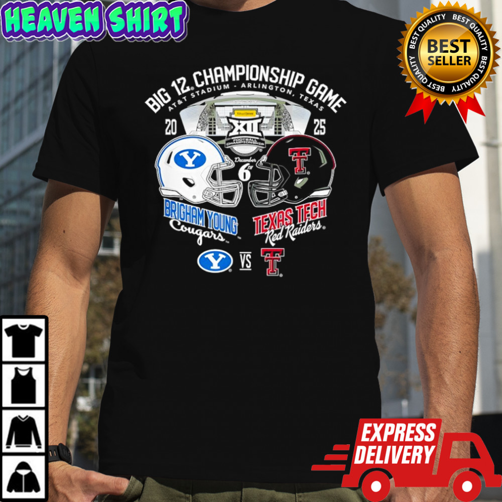 BYU vs Texas Tech Big 12 Championship 2025 Football shirt