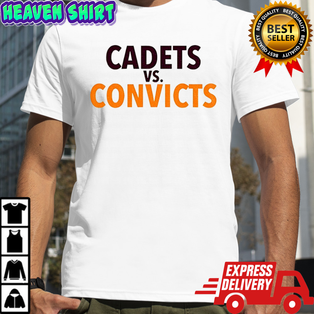 Cadets vs convicts Miami vs Texas A&M football shirt