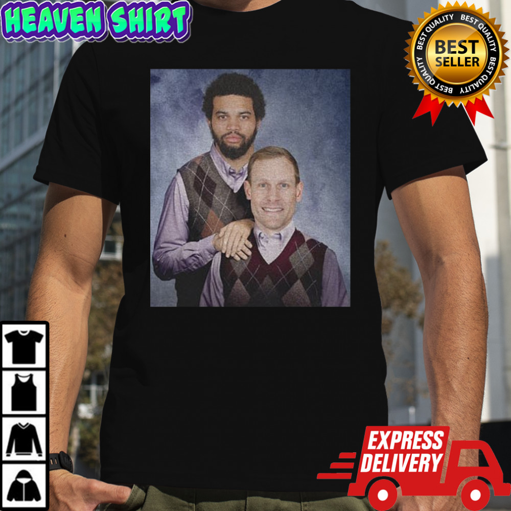 Caleb Williams Ben Johnson Football Chicago Step Bros shirt