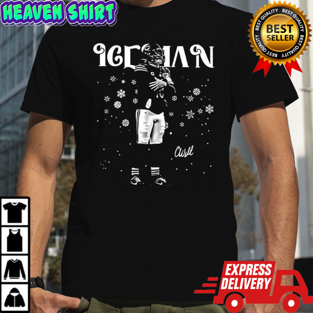 Caleb Williams Chicago Bears football Ice Man signature shirt