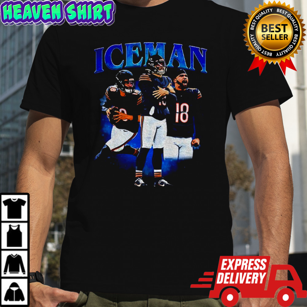 Caleb Williams Iceman Chicago Bears Football graphic vintage shirt
