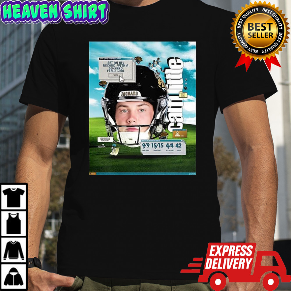 Cam Little set an NFL record with a 68-yard field goal shirt