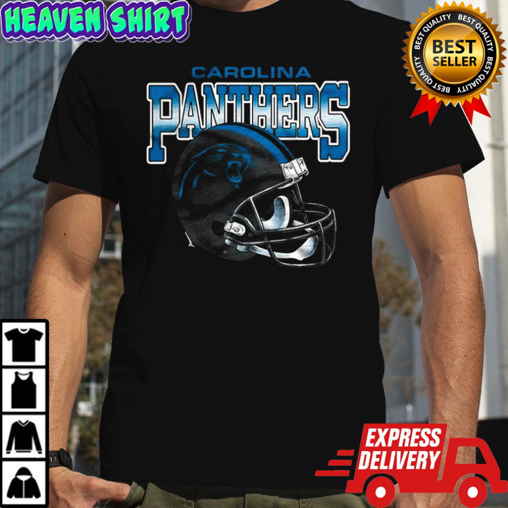 Carolina Panthers NFL logo Gradient helmet football lover shirt